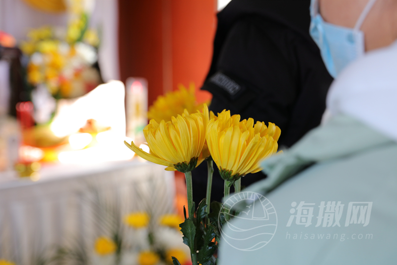 海撒网能举行海葬一对一安葬仪式