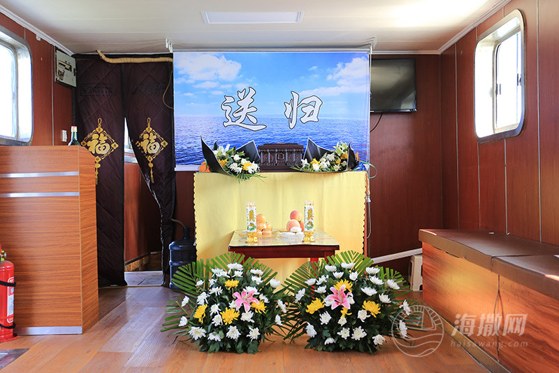 海葬船祭台布置